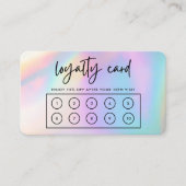 Imitats Pastel Holographic Custom Loyalty Card Visitenkarte (Vorderseite)