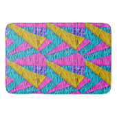 Imitats Patchwork Quilt Inspiriert Boho Badematte (Vorderseite)