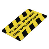 Imitats Police Line benutzerdefinierter Textmagnet Magnet (Linke Seite)