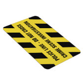 Imitats Police Line benutzerdefinierter Textmagnet Magnet (Rechte Seite)