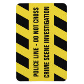 Imitats Police Line benutzerdefinierter Textmagnet Magnet (Vertikal)