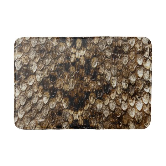 Imitats Rattlesnake Schlange Skin Badewanne Mat Badematte (Vorderseite)