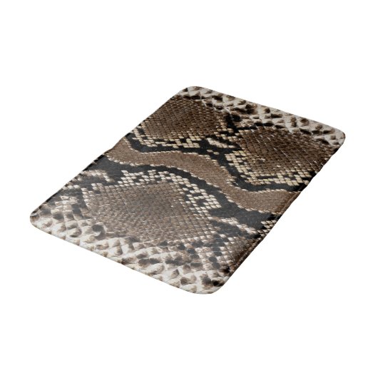 Imitats Rock Python Snake Skin Badematte (Schrägansicht)