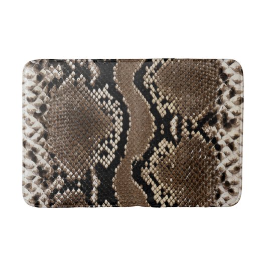 Imitats Rock Python Snake Skin Badematte (Vorderseite)