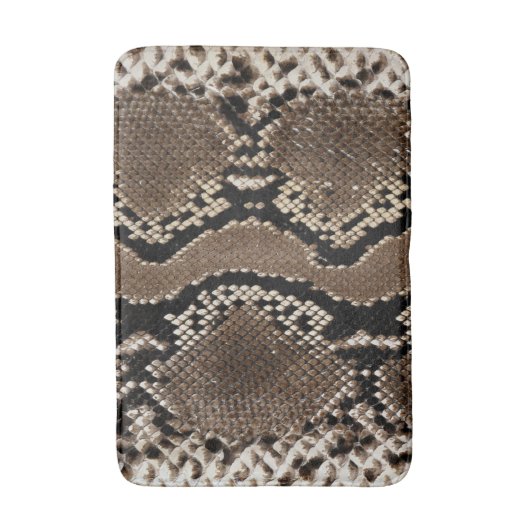 Imitats Rock Python Snake Skin Badematte (Vorderseite Vertikal)