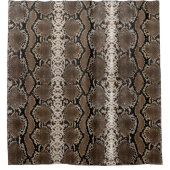Imitats Rock Python Snake Skin Duschvorhang (Vorderseite)