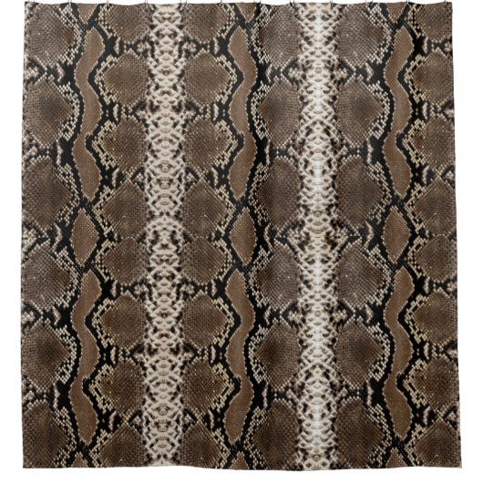 Imitats Rock Python Snake Skin Duschvorhang (Vorderseite)
