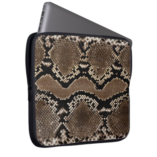 Imitats Rock Python Snake Skin Laptopschutzhülle (Vorne Rechts)