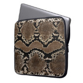 Imitats Rock Python Snake Skin Laptopschutzhülle (Vorderseite Links)