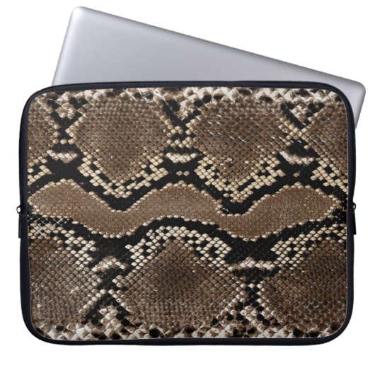 Imitats Rock Python Snake Skin Laptopschutzhülle (Vorderseite)