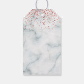 Imitats Rose gold confetti vielen Dank für Kalligr Geschenkanhänger (Rückseite)