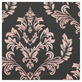 Imitats Rose Gold Damask Stoff (Nahaufnahme)