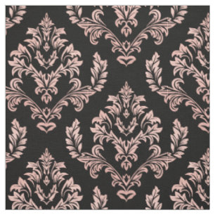 Imitats Rose Gold Damask Stoff
