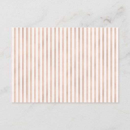 Imitats Rose Gold Eiffelturm Hochzeitsgäste Detail Begleitkarte (Rückseite)