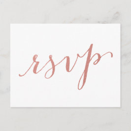 Imitats Rose Gold Fossil Glamour | Postkarte für H