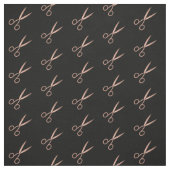 Imitats Rose Gold Hair Salon Scheren Muster Stoff (Muster)