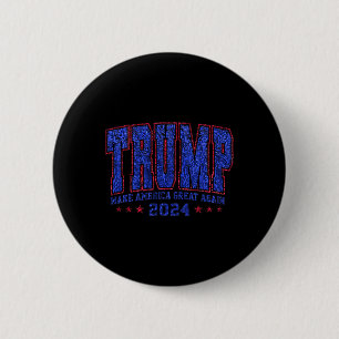 Imitats Sequins Trump 2024 Präsident Make America  Button