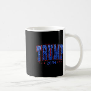 Imitats Sequins Trump 2024 Präsident Make America Kaffeetasse