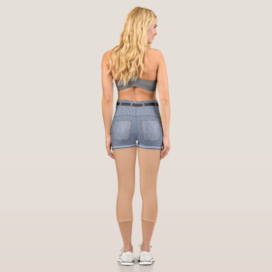 Imitats Shorts Capri Leggings (Rückseite)
