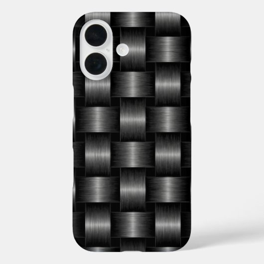 Imitats Silver Gray Metal iPhone Case (Rückseite)