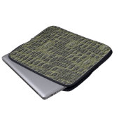 Imitats Snake Skin Laptopschutzhülle (Vorne Knopf)