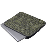 Imitats Snake Skin Laptopschutzhülle (Vorne Knopf)