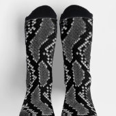 Imitats Snake Skin Socken (Oben)