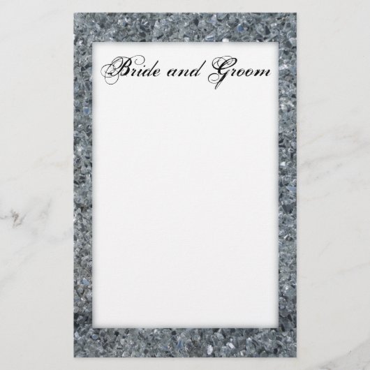 Imitats Sparkle Wedding Briefpapier (Vorderseite)