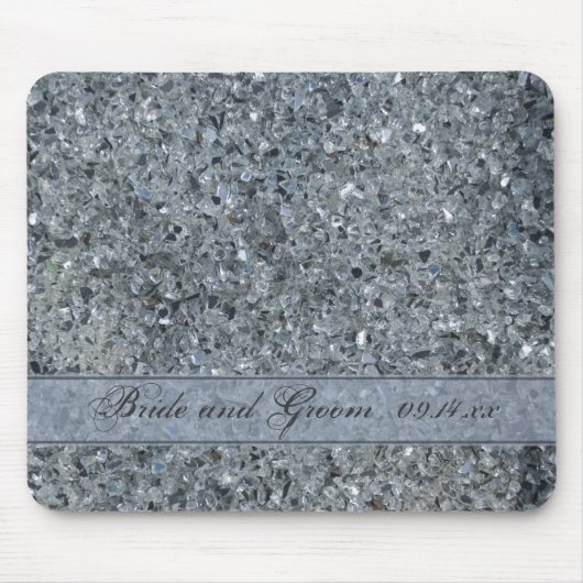 Imitats Sparkle Wedding Mousepad (Vorne)