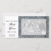 Imitats Sparkle Wedding Save the Date (Vorderseite)