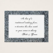 Imitats Sparkle Wedding Wohltätigkeit Fevor Card (Vorderseite)