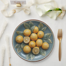 Imitats Steinware-Keramik-Zitronen