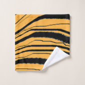 Imitats Tiger Print Exotic Badhandtuch Set (Waschlappen)