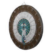 Imitats Toolted Leather & Native American Beadwork Dartscheibe (Vorderseite rechts)