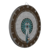 Imitats Toolted Leather & Native American Beadwork Dartscheibe (Vorderseite Links)