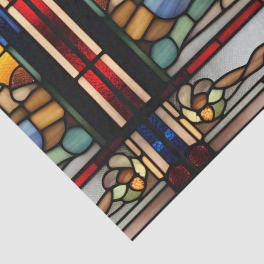 Imitats verklebte Gläser Weihnachts-Feuerplatz Dec Seidenpapier (Detail)