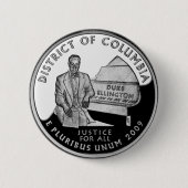 Imitats Washington District of Columbia Quarter Button (Vorderseite)