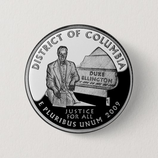 Imitats Washington District of Columbia Quarter Button (Vorderseite)