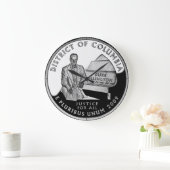 Imitats Washington District of Columbia Quarter Große Wanduhr (Zuhause)