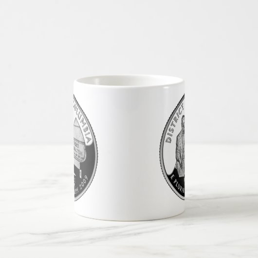 Imitats Washington District of Columbia Quarter Kaffeetasse (Mittel)