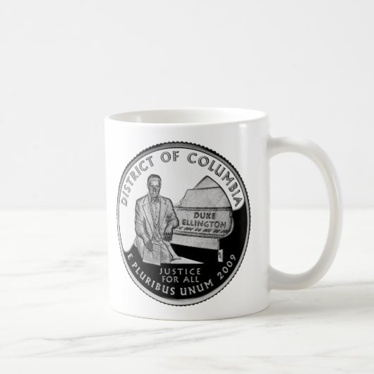 Imitats Washington District of Columbia Quarter Kaffeetasse (Rechts)