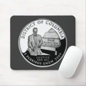 Imitats Washington District of Columbia Quarter Mousepad (Mit Mouse)