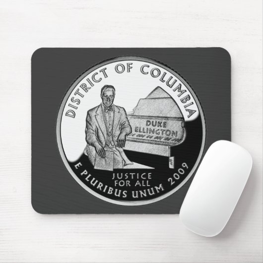 Imitats Washington District of Columbia Quarter Mousepad (Mit Mouse)