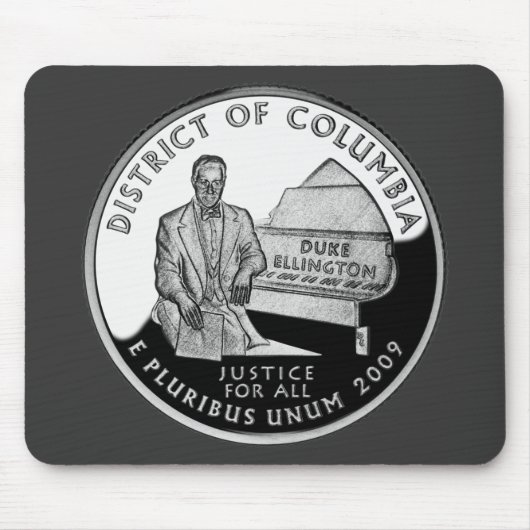 Imitats Washington District of Columbia Quarter Mousepad (Vorne)
