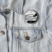 Imitats West Virginia Staat Quarter Button (Beispiel)