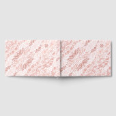 Imitats White Lace Fishnet Gästebuch (Voll)