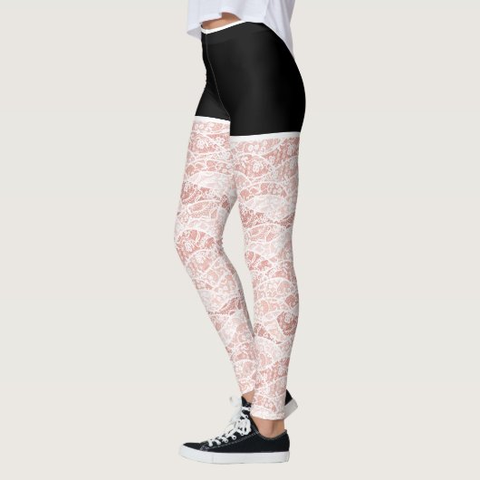 Imitats White Lace Fishnet Leggings Funny (Links)