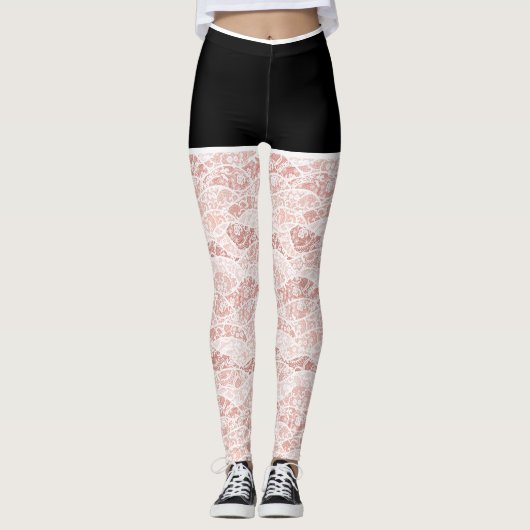 Imitats White Lace Fishnet Leggings Funny (Vorderseite)