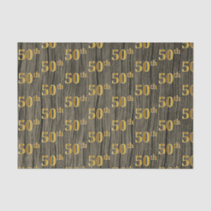 Imitats Wood, Imitats Gold 50. (Fünfzigste) Verans Seidenpapier