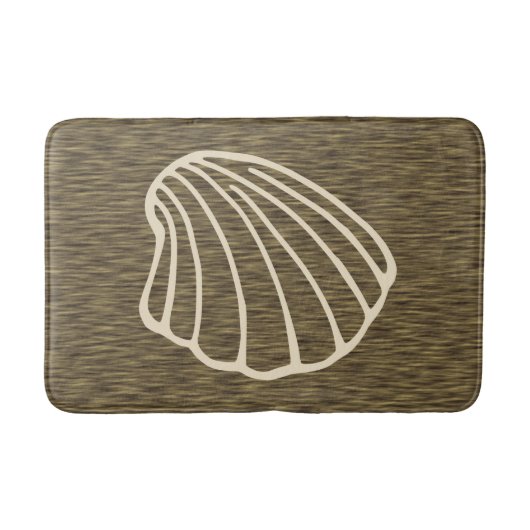 Imitats Wood Summer Beach Bath Mat Rug Badematte (Vorderseite)